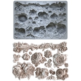 Felicite Mould IOD décor mould 5 x 7 - by Iron Orchid Designs