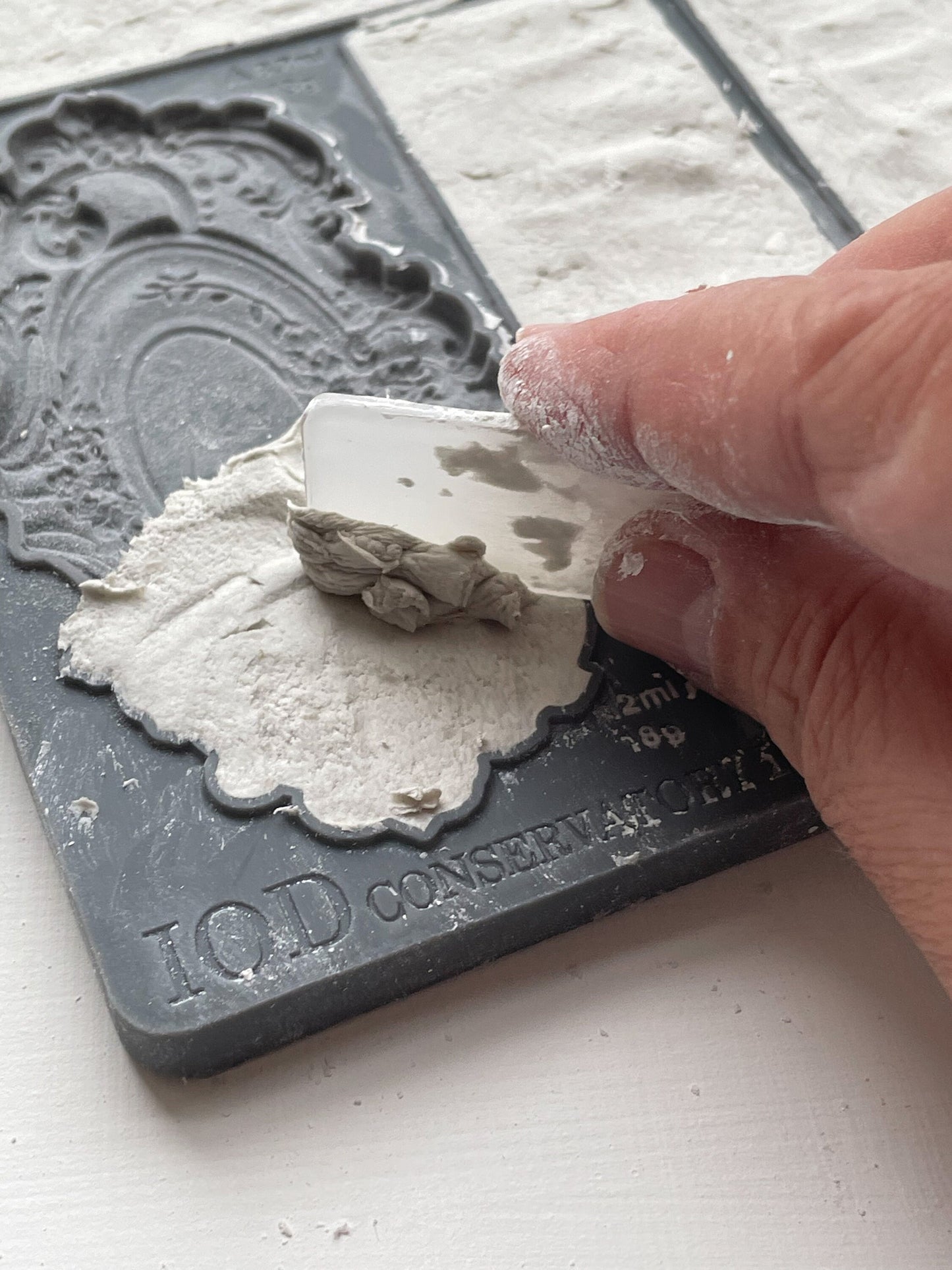 Conservatory Labels IOD décor mould 6 x 10 - by Iron Orchid Designs