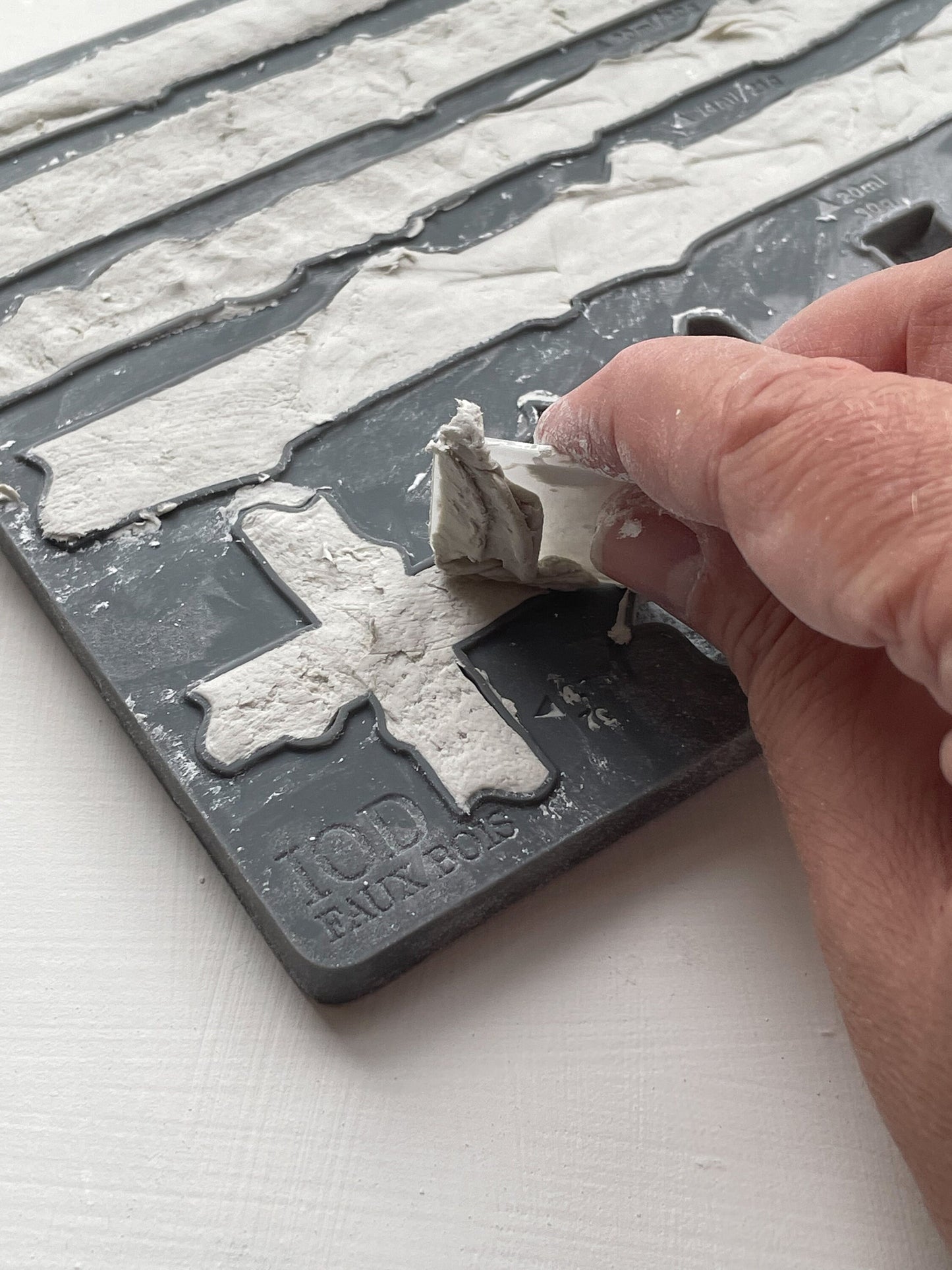 Faux Bois IOD décor mould 6 x 10 - by Iron Orchid Designs