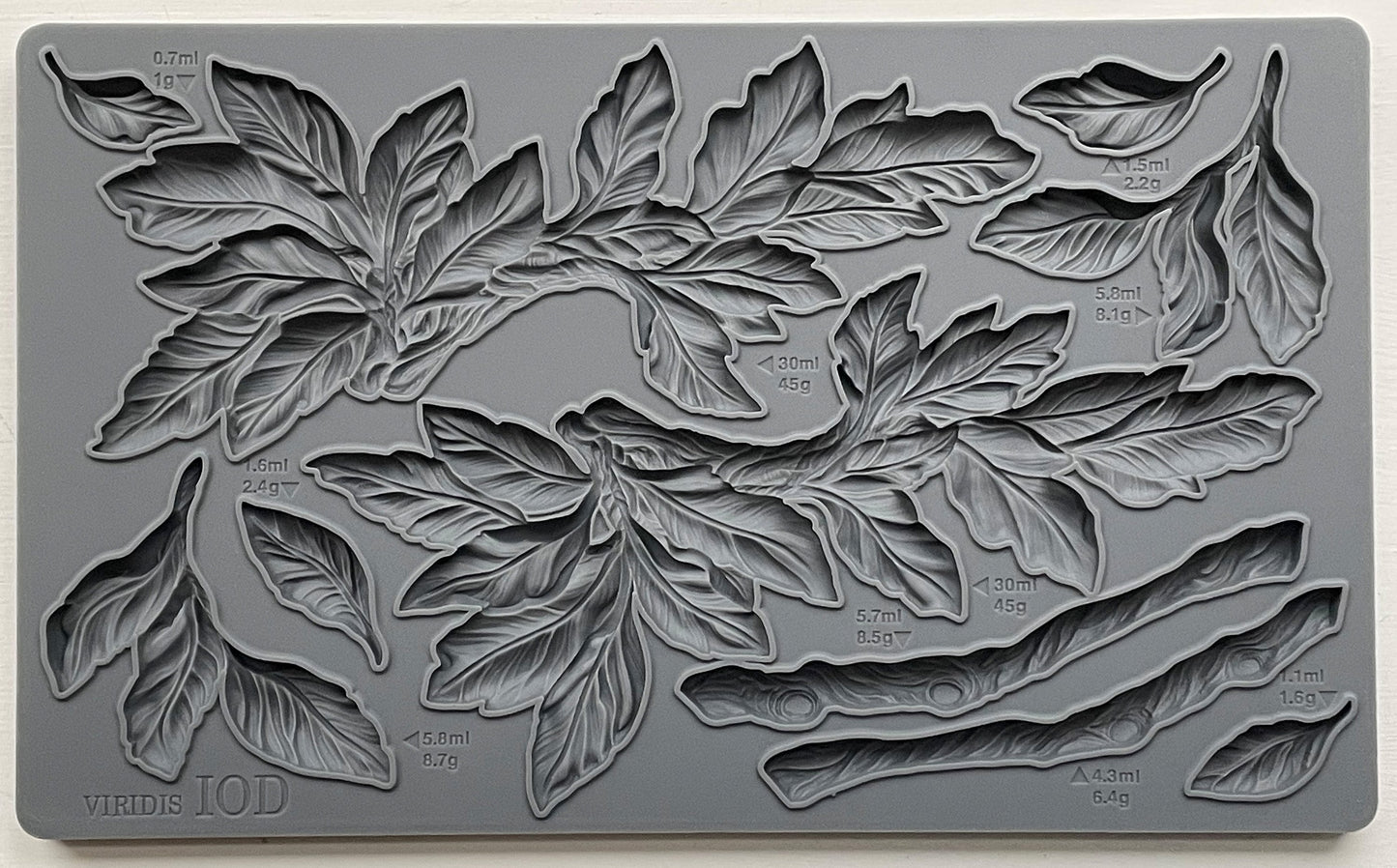 Viridis IOD décor mould 6 x 10 - by Iron Orchid Designs