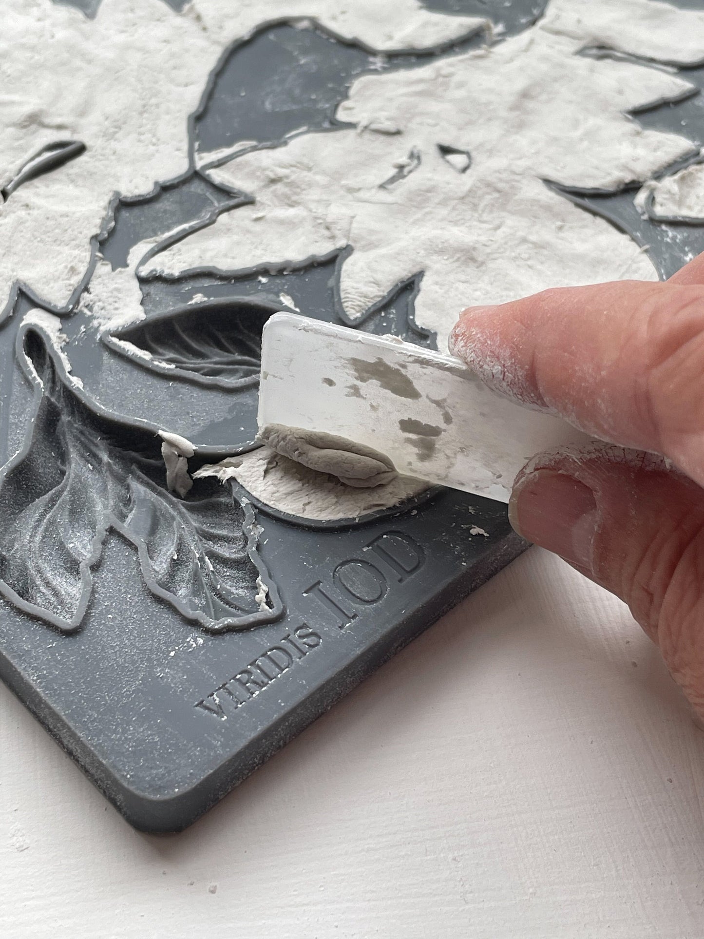 Viridis IOD décor mould 6 x 10 - by Iron Orchid Designs