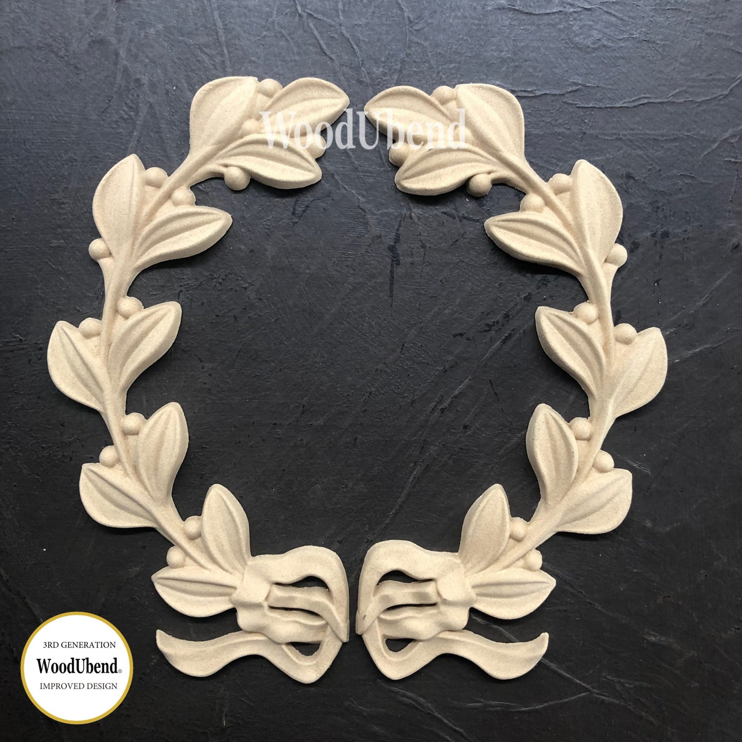 WoodUBend Wreath (Set Of Two Pieces) WUB1457 (8.07×8.07in)