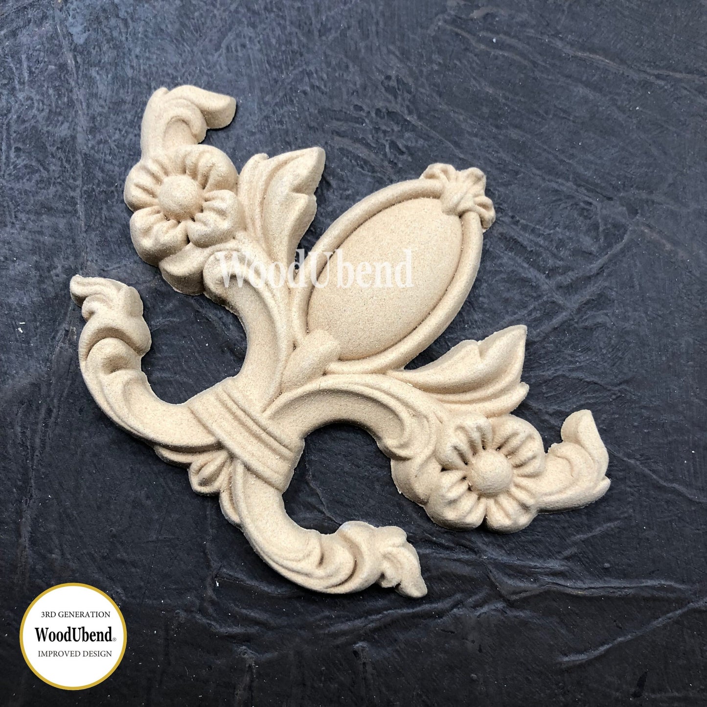 WoodUBend Pack Of Two Decorative Plaque WUB1790 (4.52×3.14in)