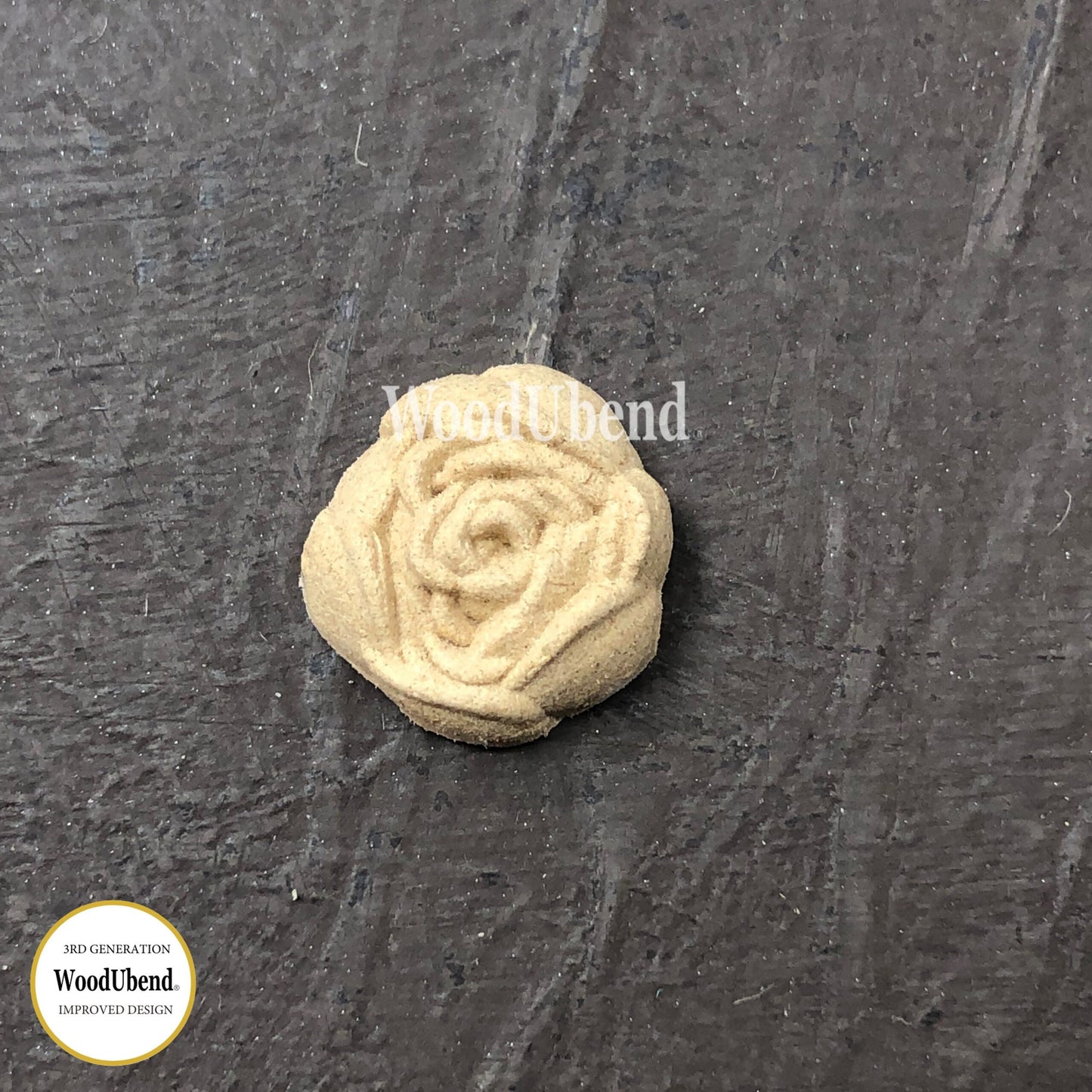 WoodUBend Pack of Five Craft Roses WUB0321 (0.78×0.78in)