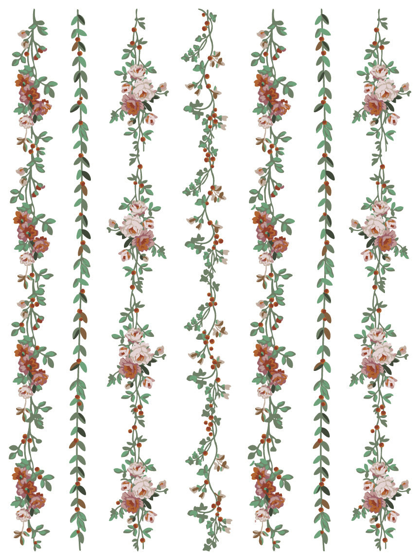 La Folie IOD Paint Inlay by Iron Orchid Design (8) 12 X 16 Sheets - 2025 Limited Holiday Release