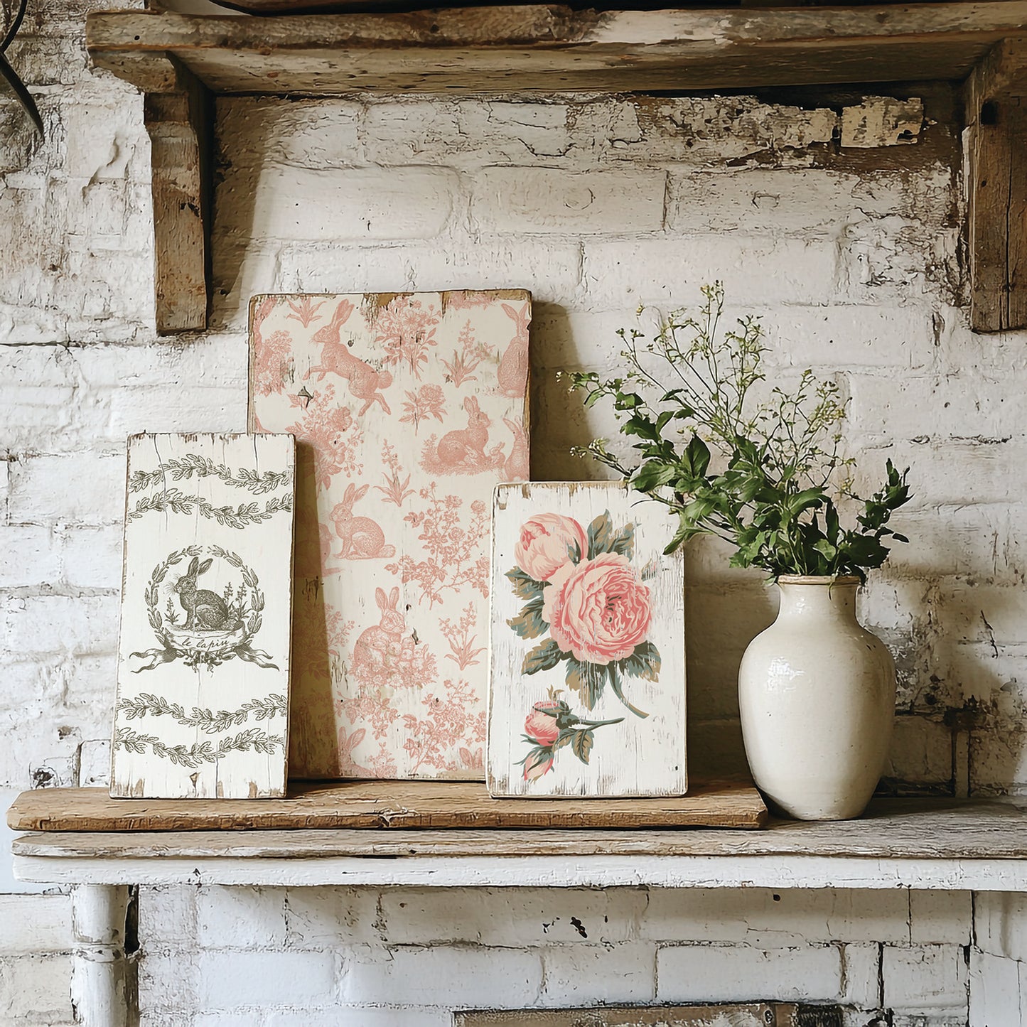 Spring Melody IOD Paint Inlay by Iron Orchid Design (8) 12 X 16 Sheets - Limited Release