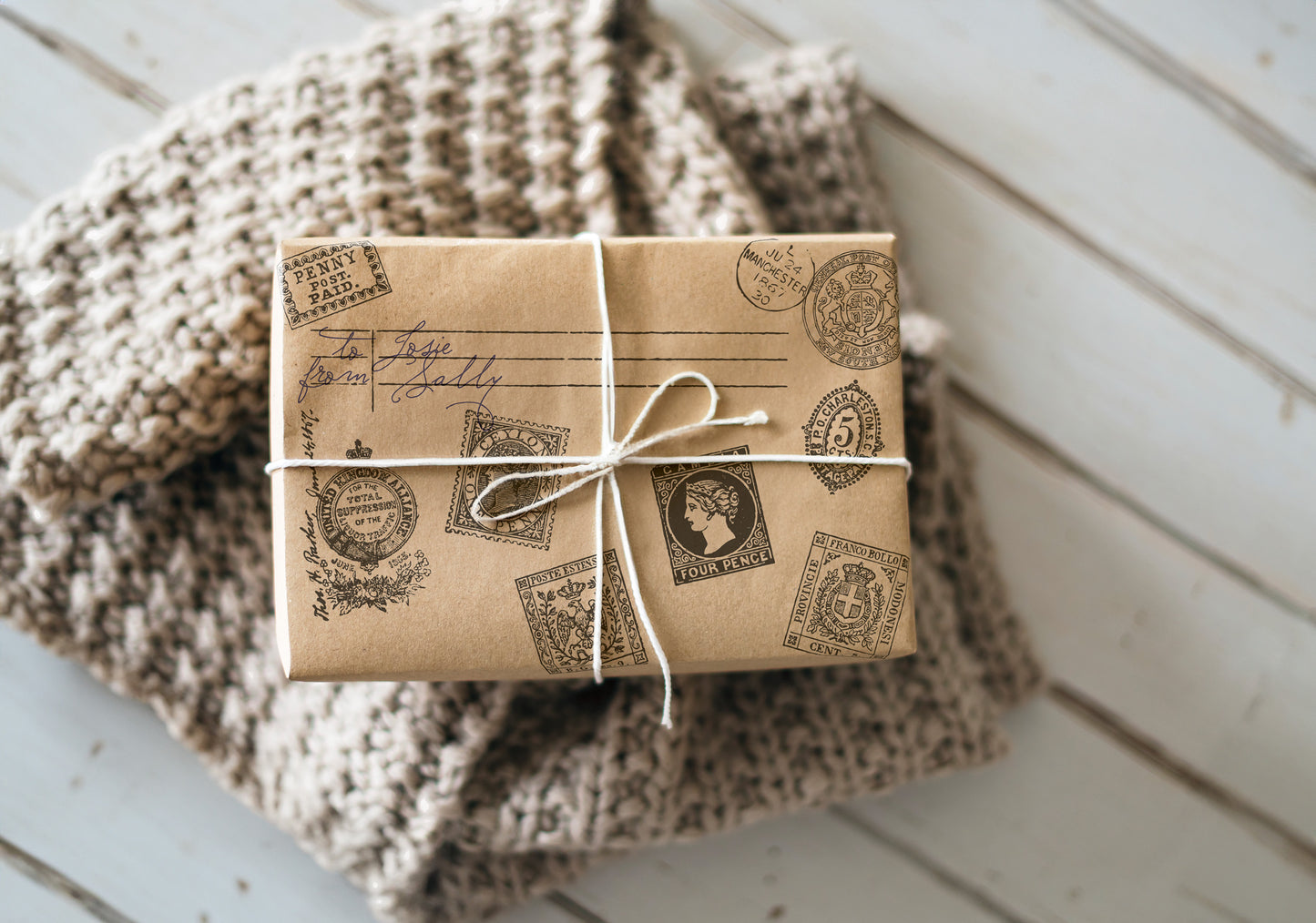 Ephemeral Type 12 x 12 IOD stamp - by Iron Orchid Designs