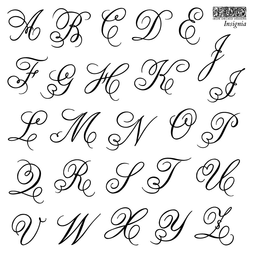 Insignia 6 x 6 IOD stamp 4 sheets - by Iron Orchid Designs - New Release