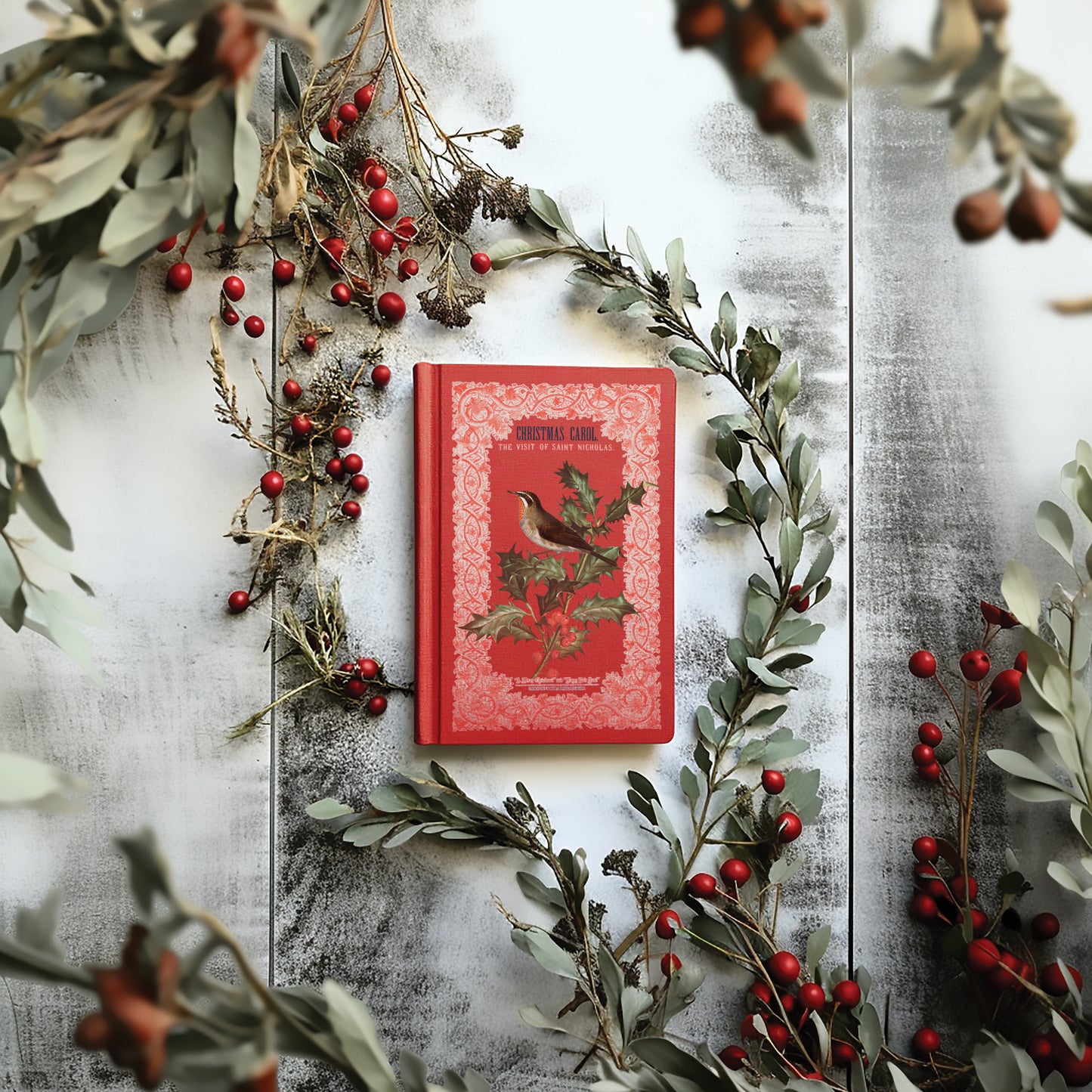 Winter Botanist IOD Transfer Pad with (8) 8 x 12 Sheets by Iron Orchid Designs Rub-On Furniture Transfer Decal 2025 Limited Holiday Release
