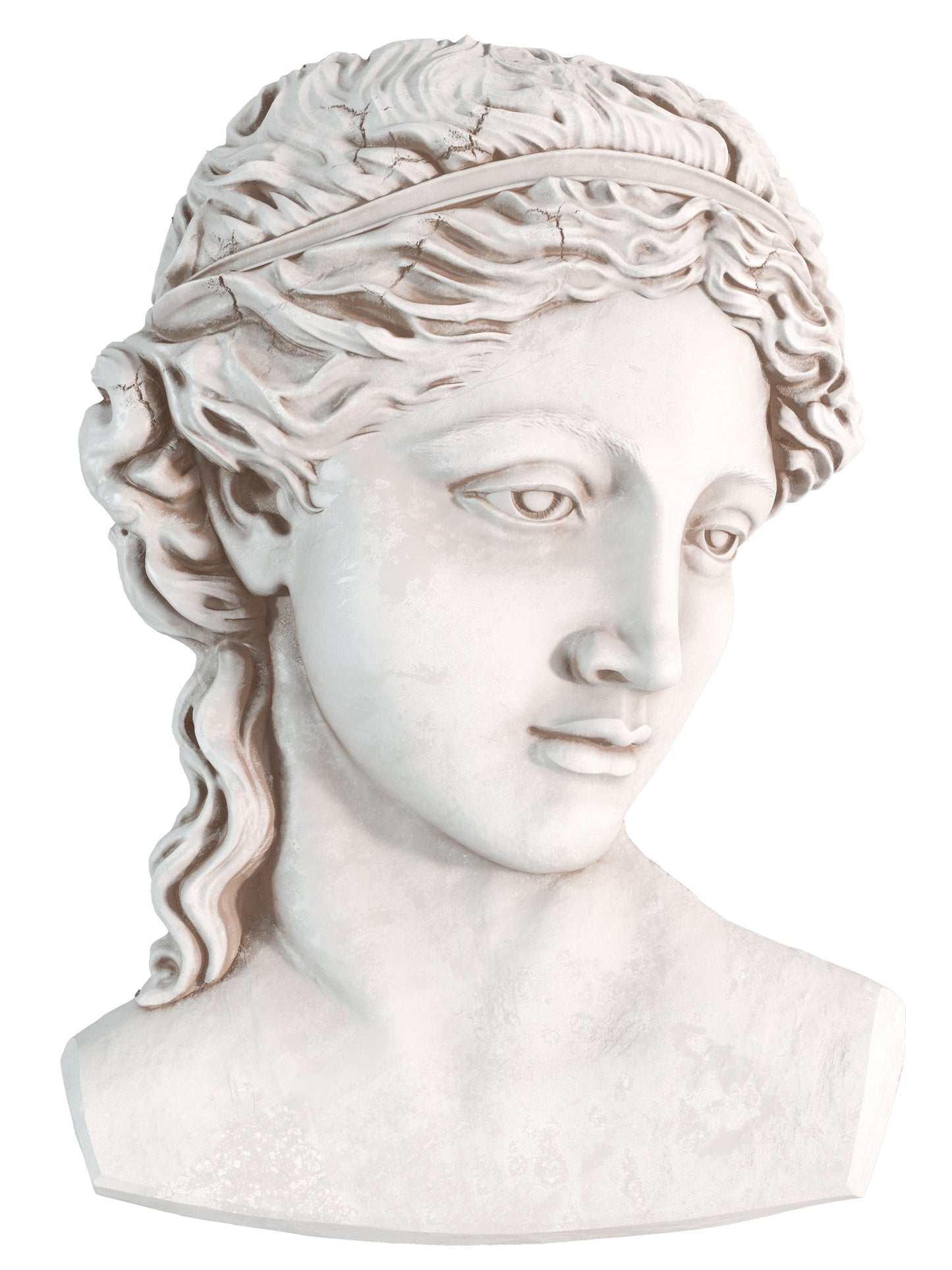 Persephone Mould IOD décor mould 5 x 7 - by Iron Orchid Designs