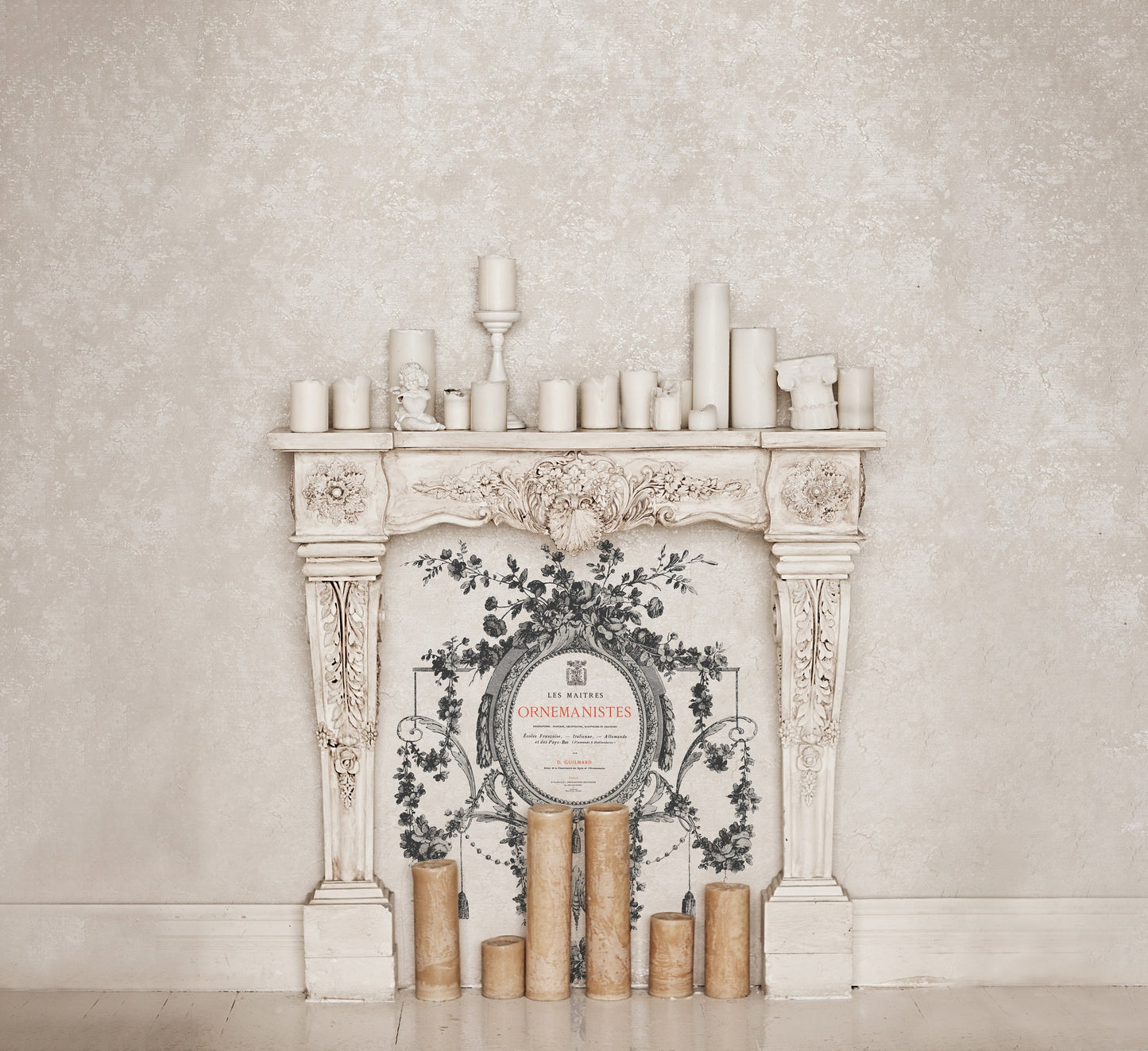 Cosette IOD Transfer Pad with (8) 12 X 16 Sheets by Iron Orchid Designs Rub-On Furniture Transfer Decal