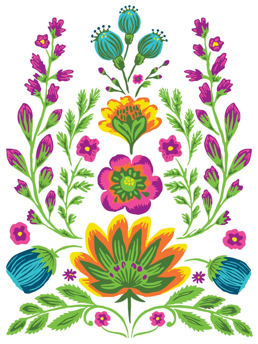 Vida Flora IOD Paint Inlay by Iron Orchid Design (8) 12 X 16 Sheets - Limited Release
