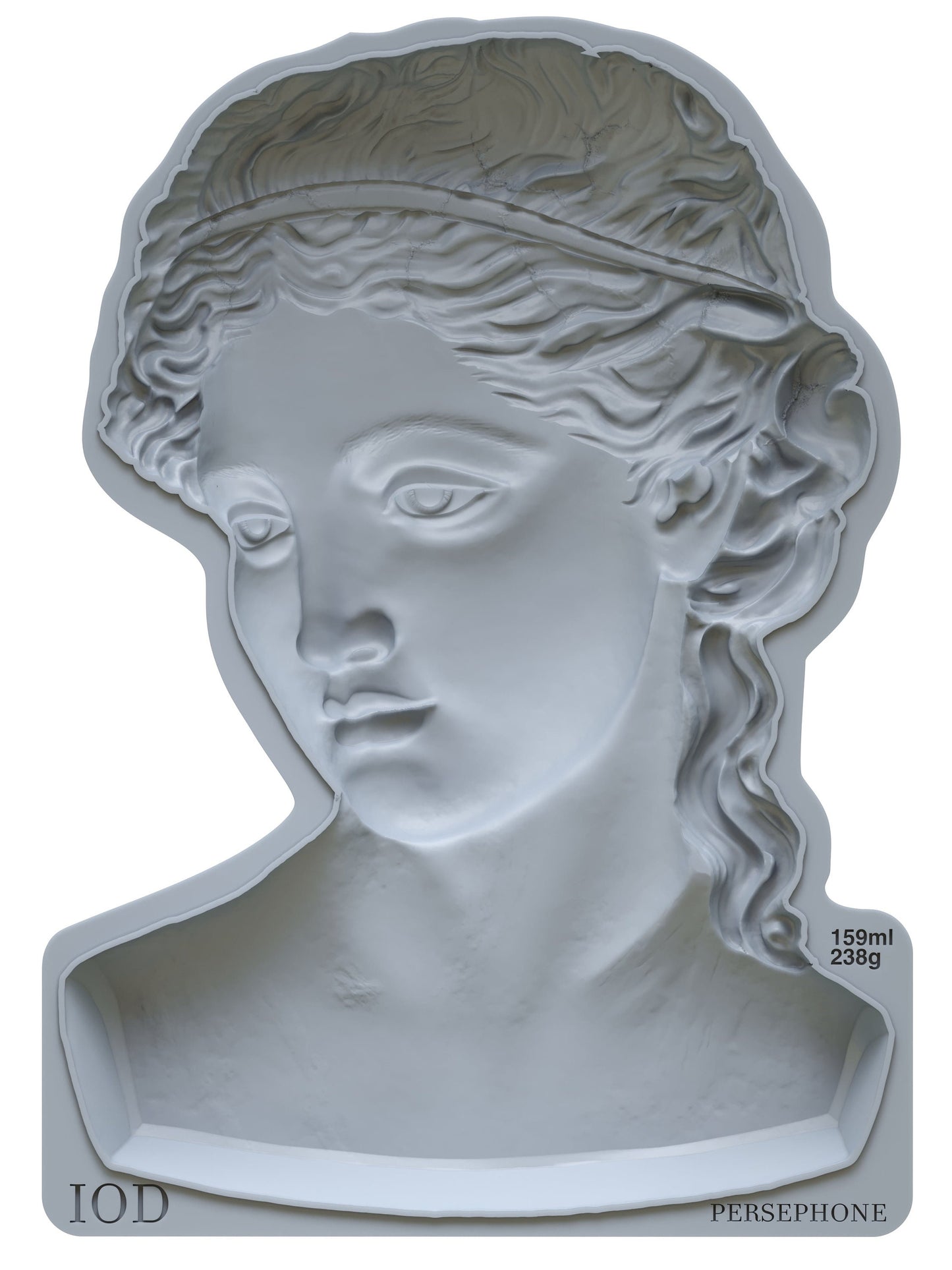 Persephone Mould IOD décor mould 5 x 7 - by Iron Orchid Designs
