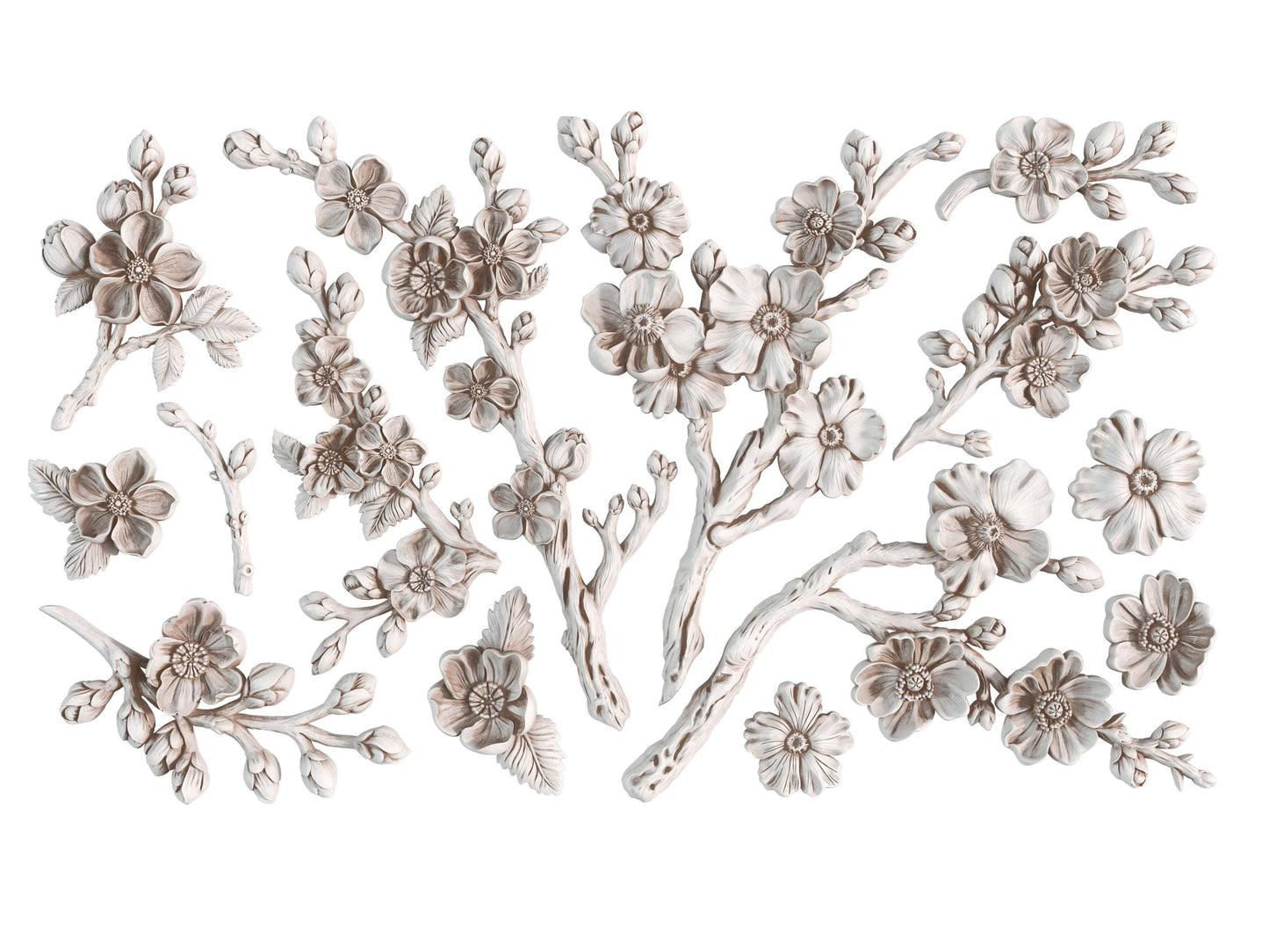 Blossom IOD décor mould 6 x 10 - by Iron Orchid Designs