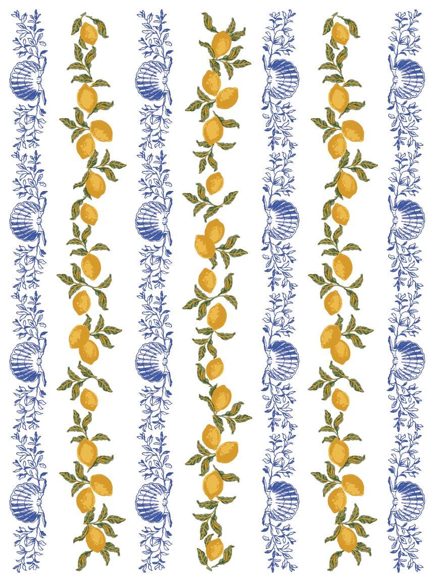 Portofino IOD Paint Inlay by Iron Orchid Design (8) 12 X 16 Sheets - Limited Release