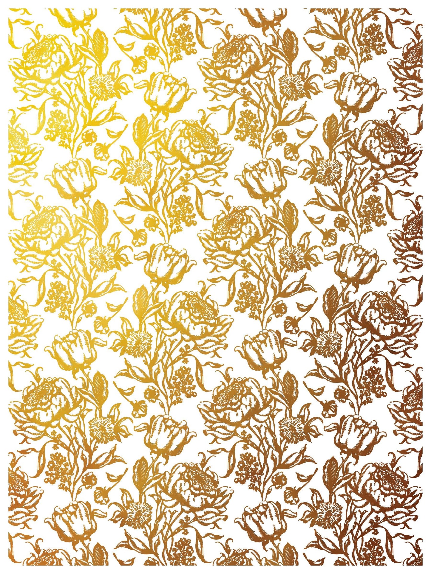 Emporium IOD Gold Foil Transfer Pad with (8) 12 x 16 Sheets by Iron Orchid Designs Rub-On Furniture Transfer Decal