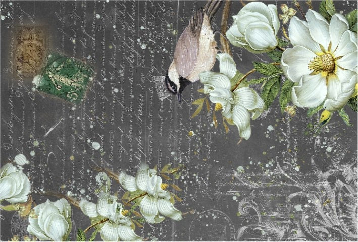 Roycycled Decoupage Paper | Summer Bird 20" x 30"