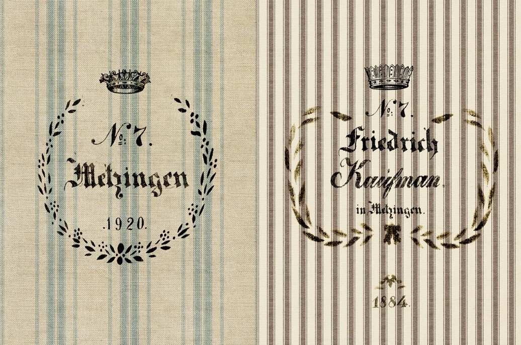 Roycycled Decoupage Paper | Flour Sacks Blocks 20" x 30"