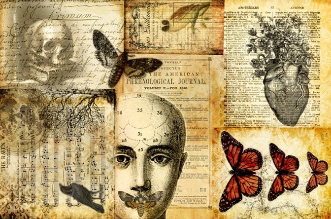 Roycycled Decoupage Paper | Halloween Masterboard 20" x 30"