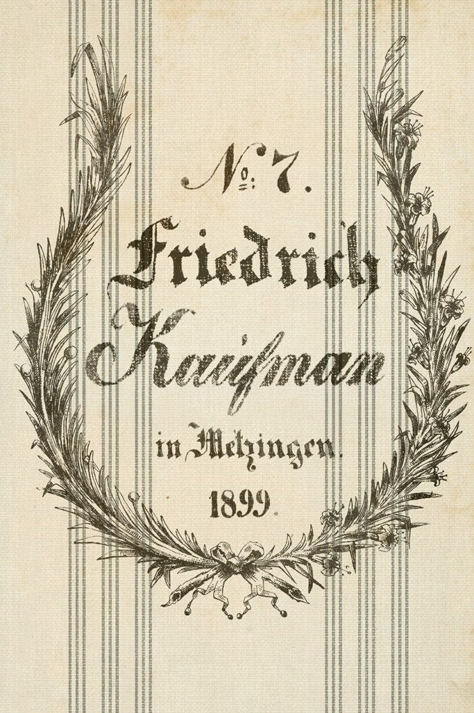 Roycycled Decoupage Paper | German Flour Sack 20" x 30"