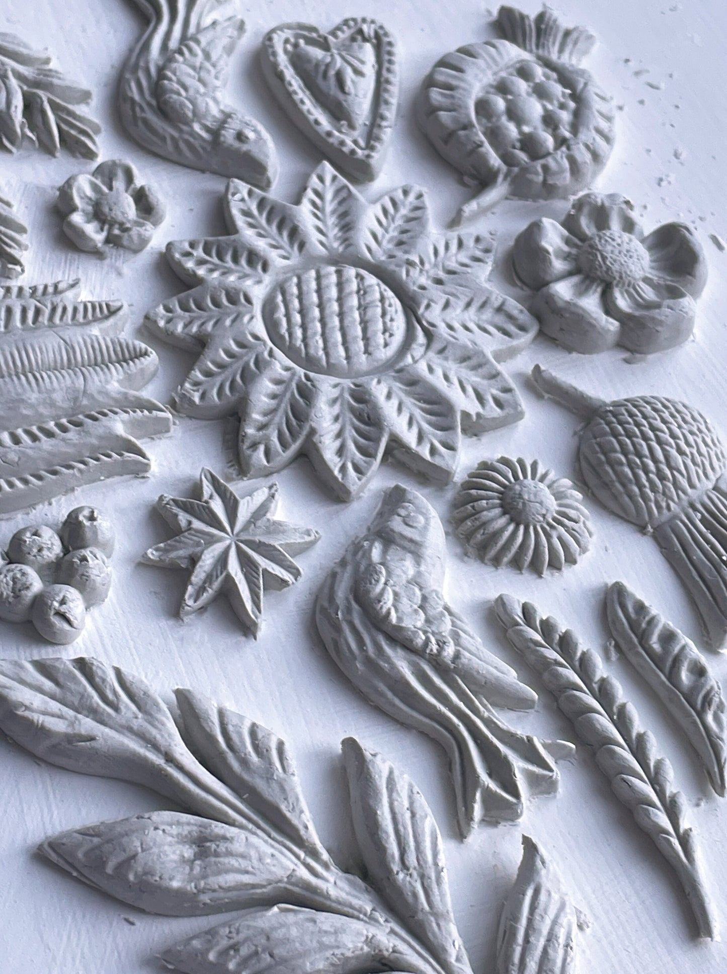 Primitive IOD décor mould 6 x 10 - by Iron Orchid Designs - New Release
