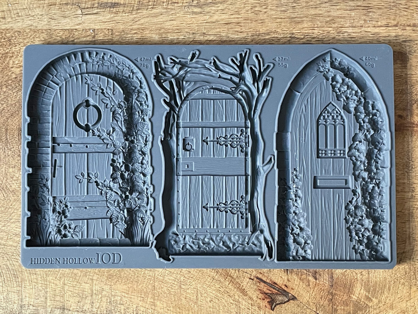 Hidden Hollow IOD décor mould 6 x 10 - by Iron Orchid Designs