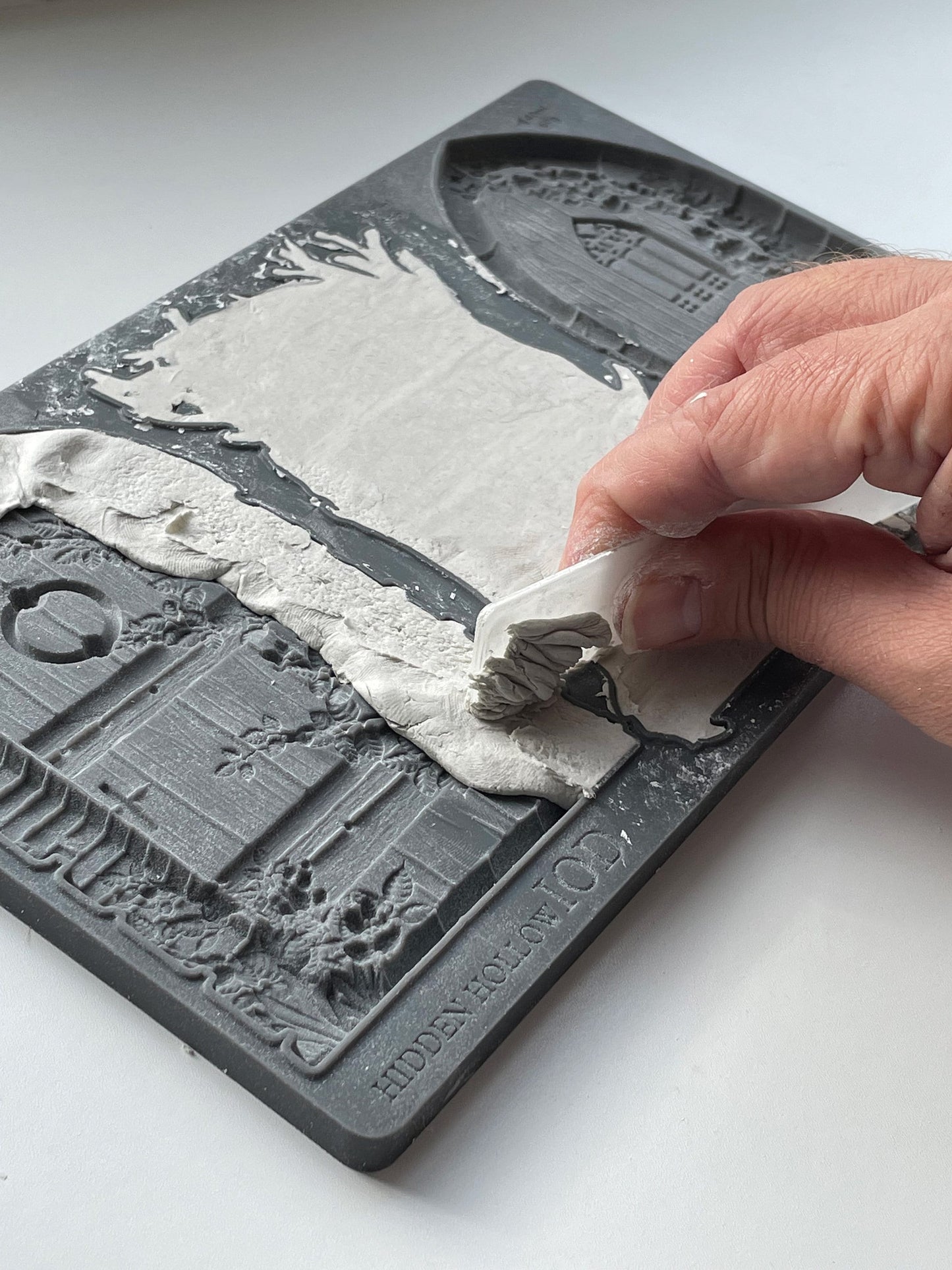 Hidden Hollow IOD décor mould 6 x 10 - by Iron Orchid Designs