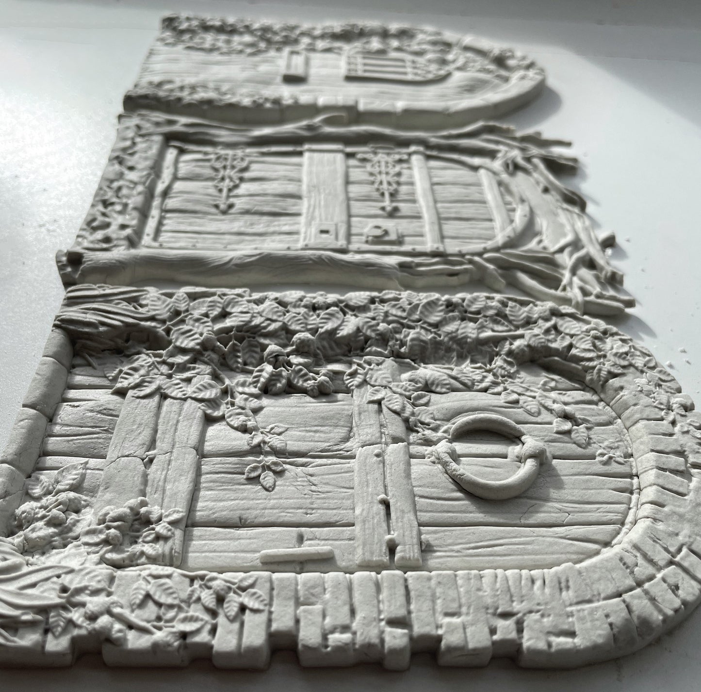 Hidden Hollow IOD décor mould 6 x 10 - by Iron Orchid Designs