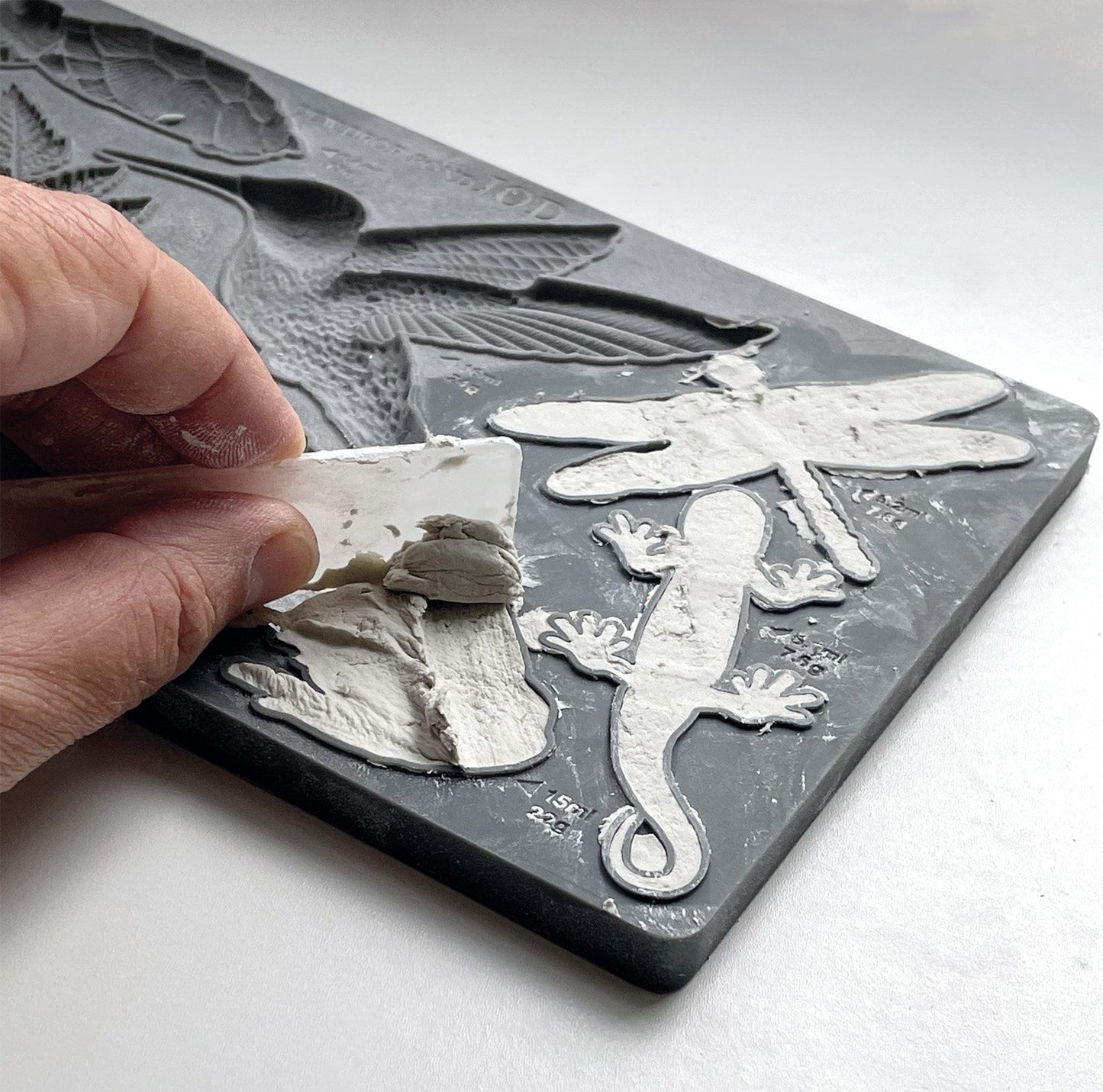 Dewdrop Pond IOD décor mould 6 x 10 - by Iron Orchid Designs