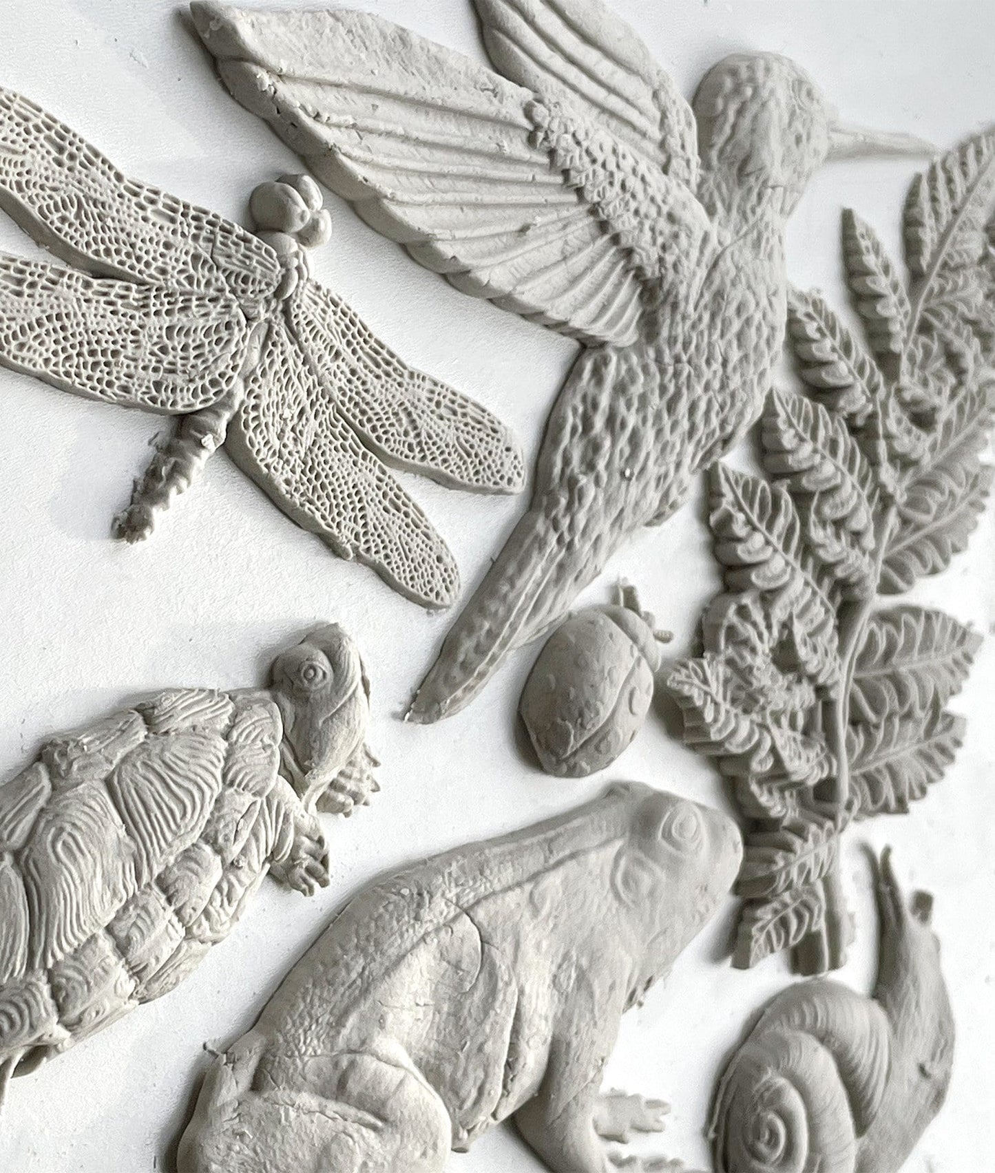 Dewdrop Pond IOD décor mould 6 x 10 - by Iron Orchid Designs