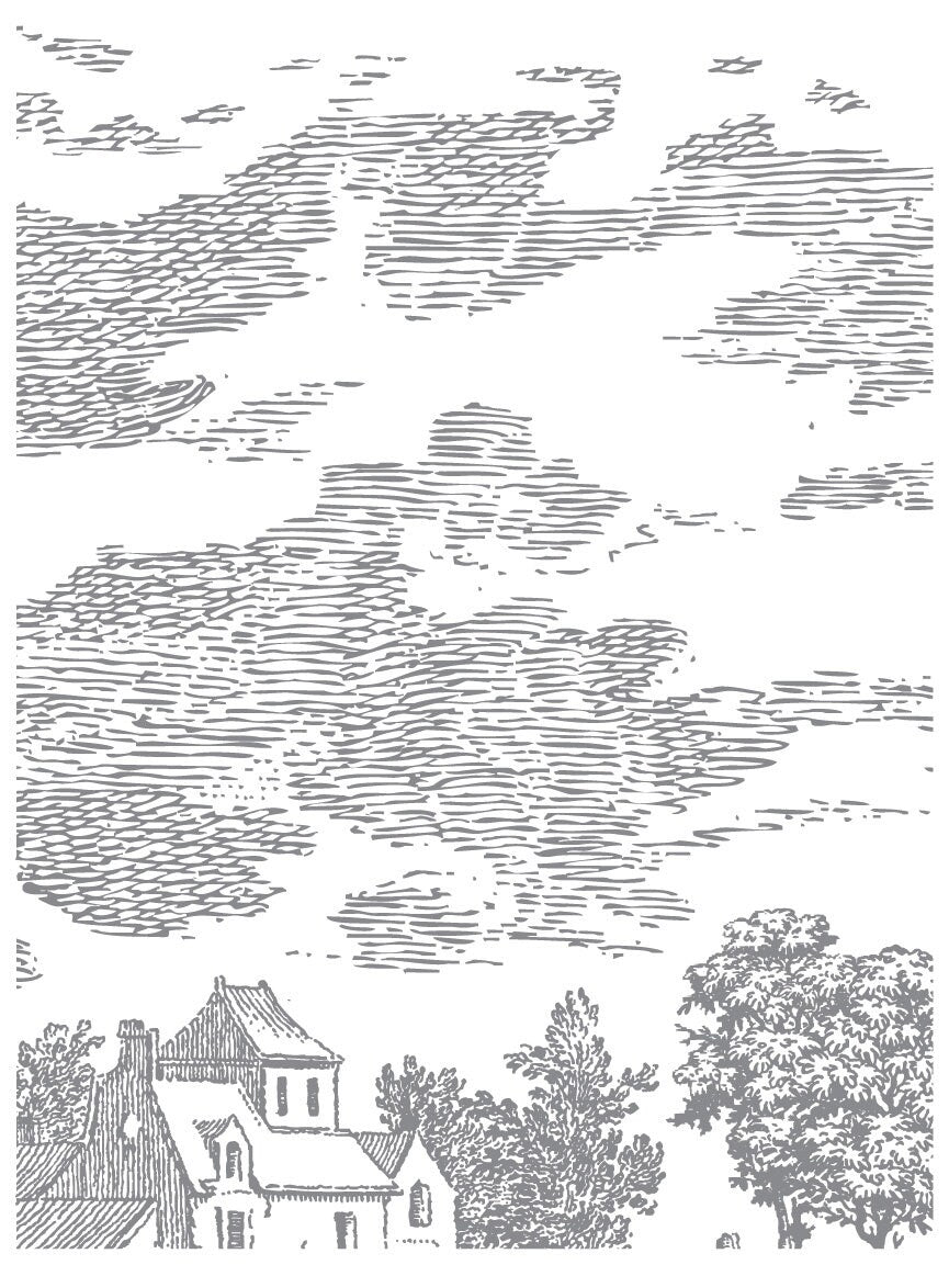 Summer Villa IOD Paint Inlay by Iron Orchid Design - Limited Release