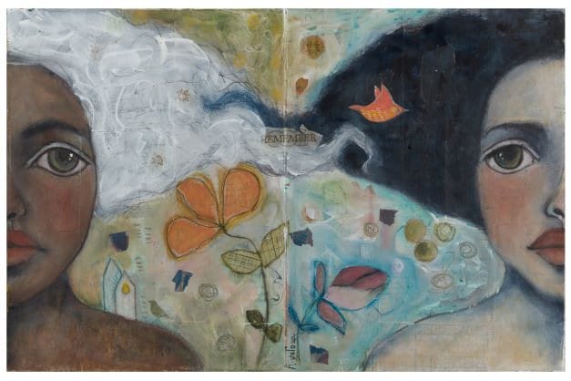 Roycycled Decoupage Paper | Ebony & Ivory 20" x 30"