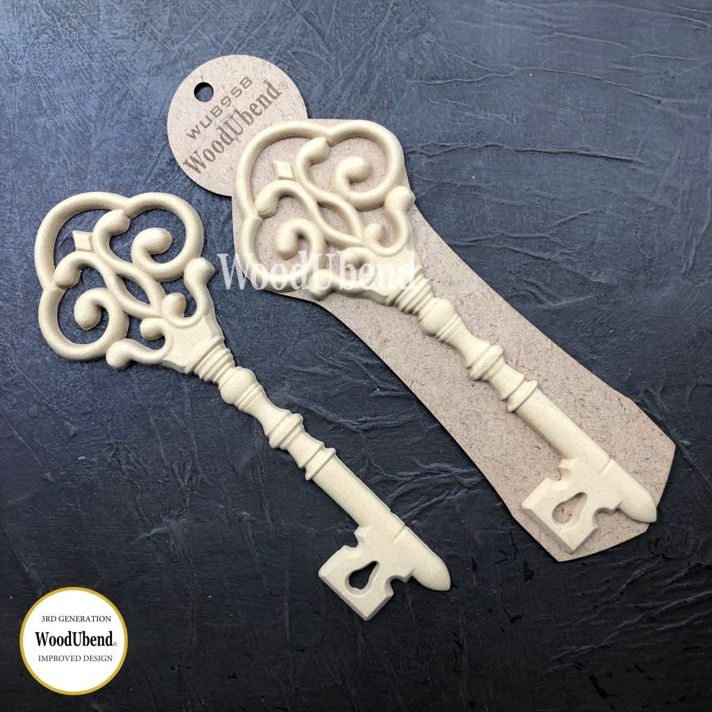 Wood U Bend Pack of 2 Keys WUB0958 (9.456 × 3.546 in)