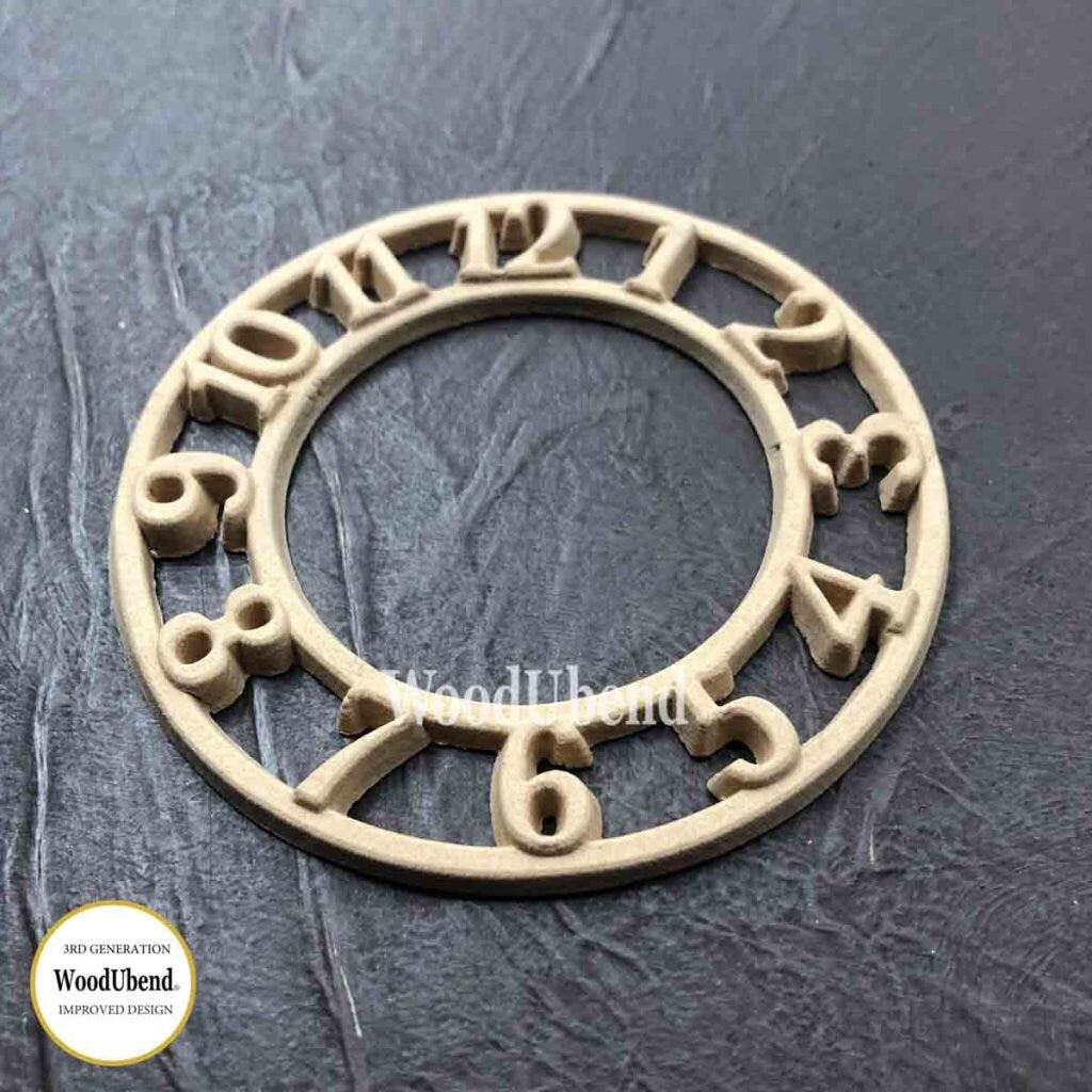 Wood U Bend Pack of 2 Clocks WUB5015 (3.94 × 3.94 in)