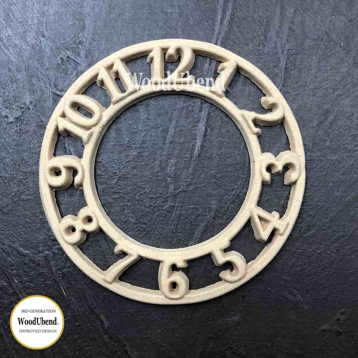 Wood U Bend Pack of 2 Clocks WUB5015 (3.94 × 3.94 in)