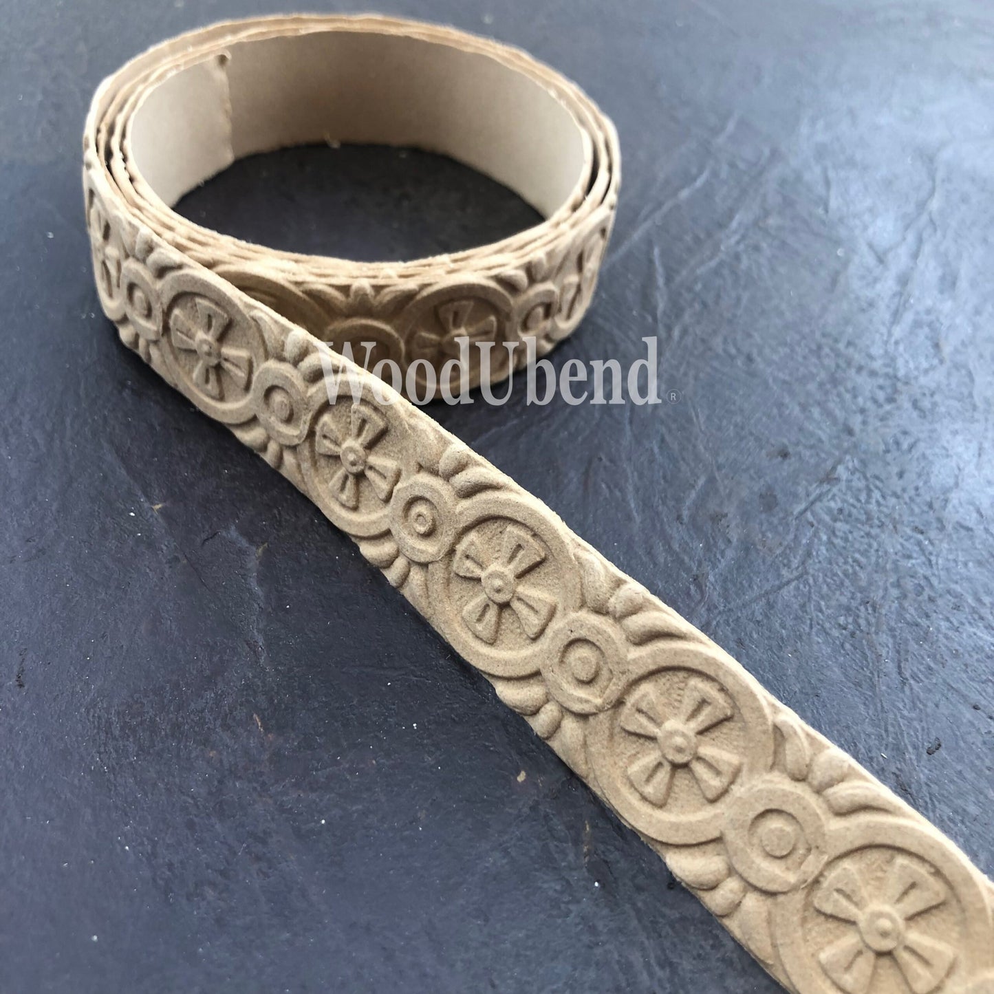 Wood U Bend Pack of Two Celtic Cross Trims TR733.1 39.4 × 0.9 in