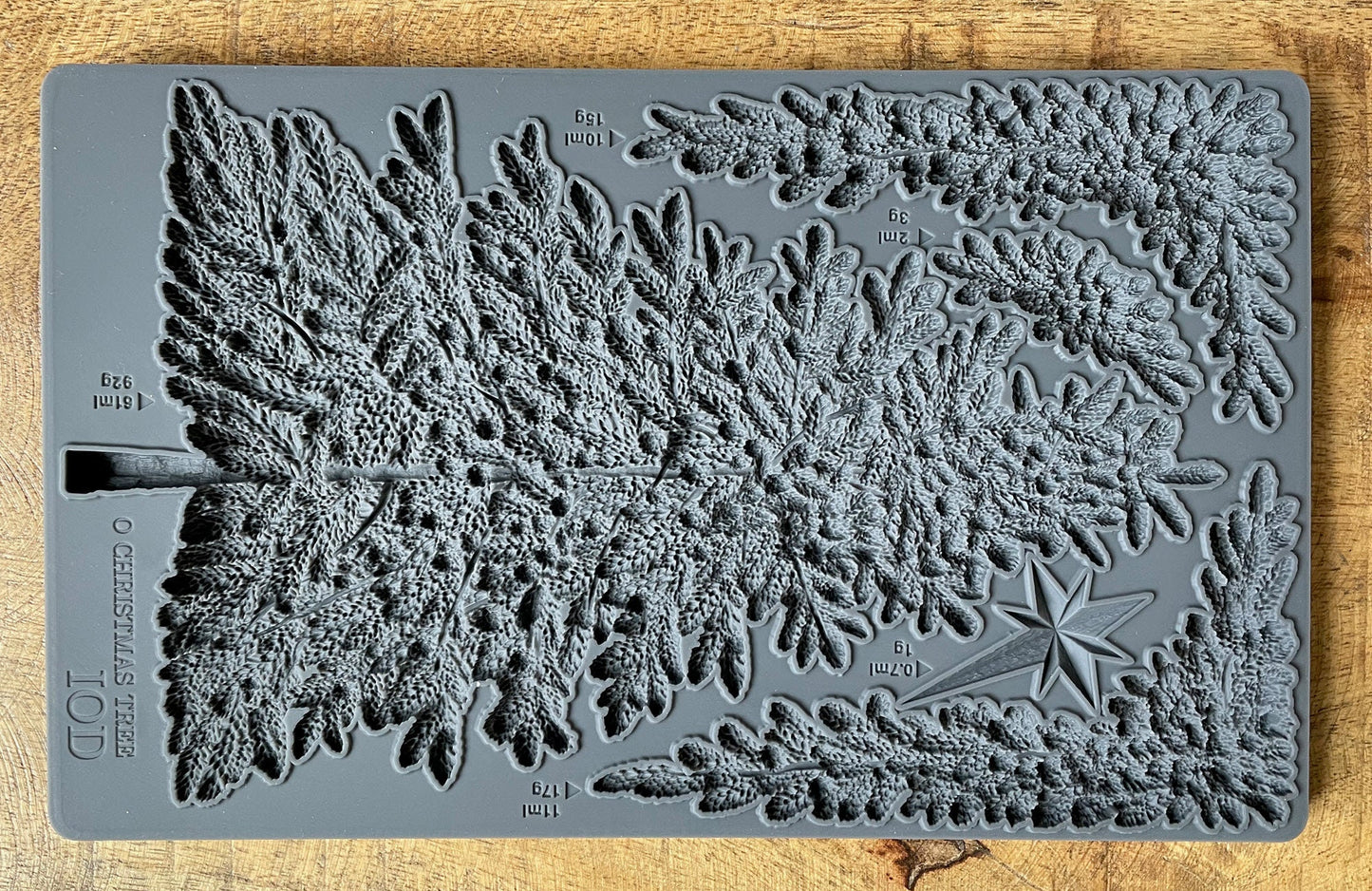 O Christmas Tree IOD décor mould 6 x 10 - by Iron Orchid Designs - Limited Christmas Release