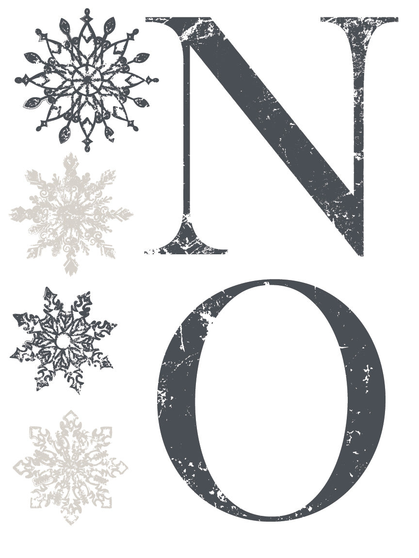 Noel IOD Paint Inlay by Iron Orchid Design