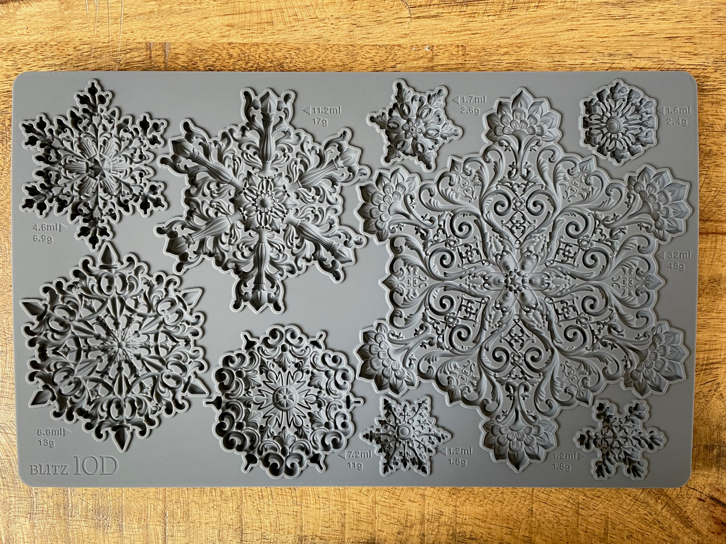 Blitz IOD décor mould 6 x 10 - by Iron Orchid Designs - Limited Release