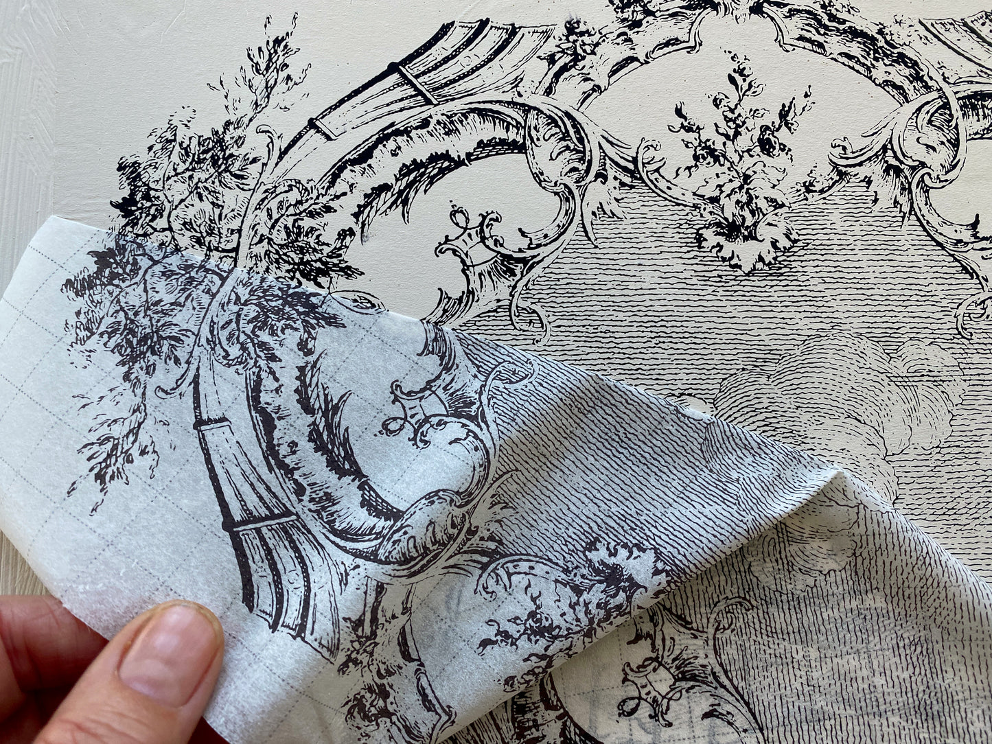 La Chasse IOD Paint Inlay by Iron Orchid Design