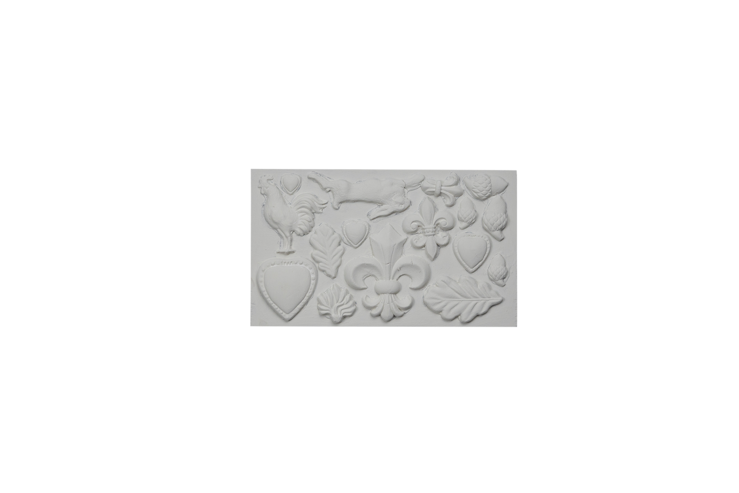 Fleur De Lis IOD décor mould 6 x 10 - by Iron Orchid Designs