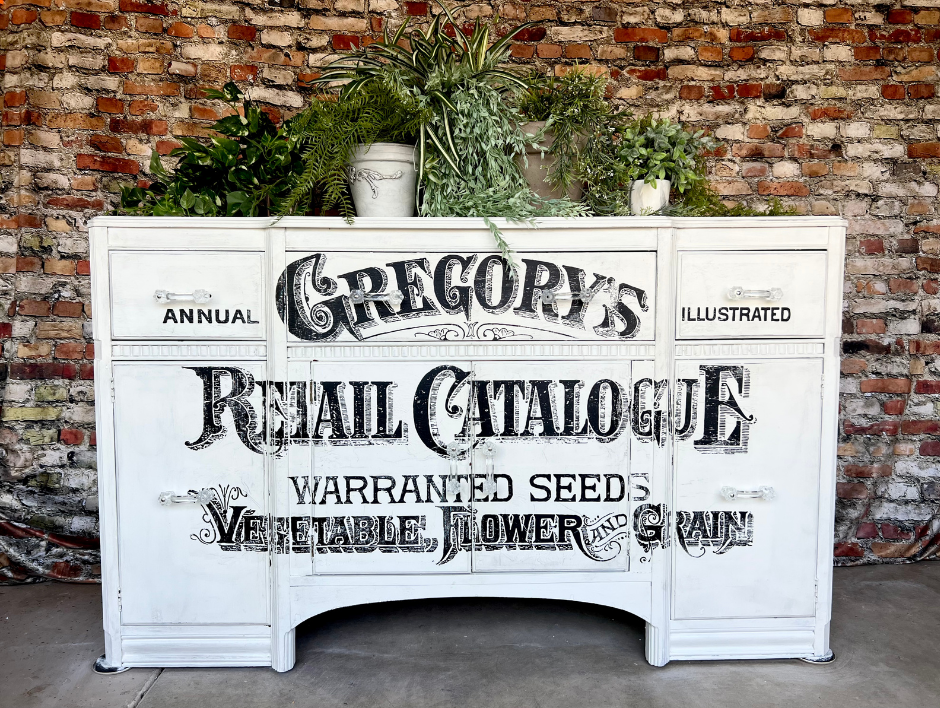 Gregory's Catalogue IOD Paint Inlay by Iron Orchid Design