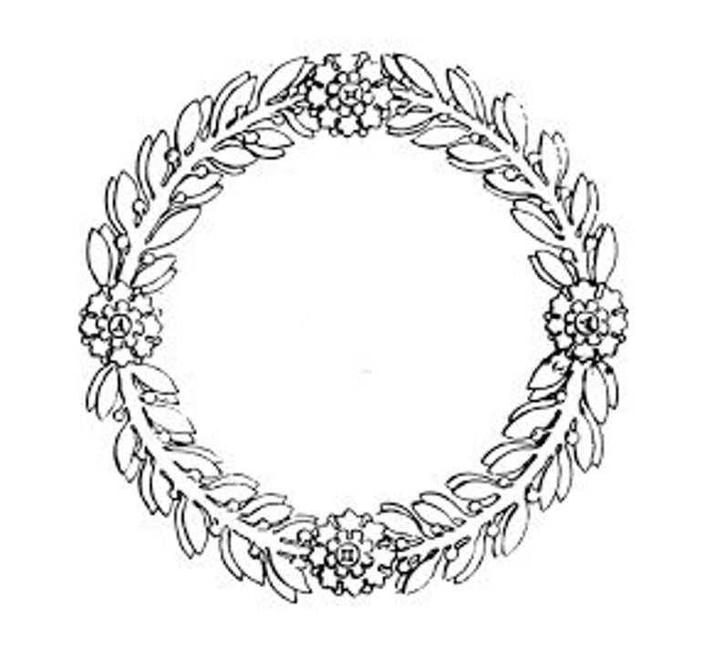 Medallion 4 IOD transfer 16" x 16" rub on furniture decal - First Generation - by Iron Orchid Designs - Retired