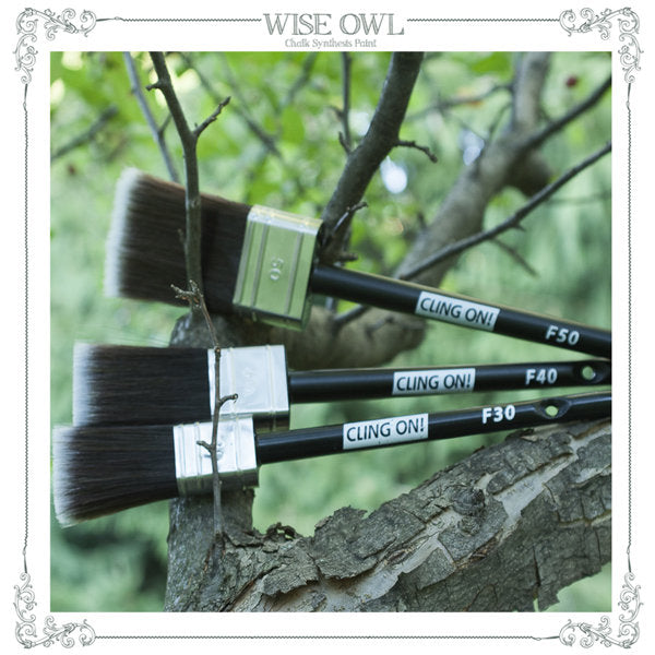 Cling On Paint Brushes - Flat Medium (F40)