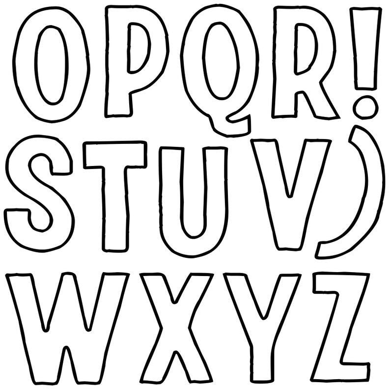 Retro letters 12 x 12 IOD stamp 2 sheets - by Iron Orchid Designs