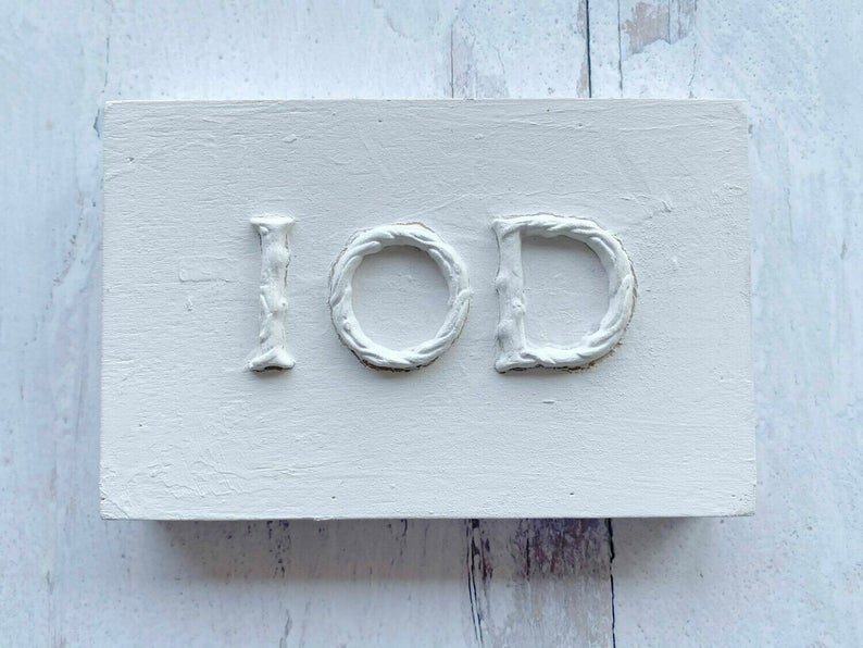 Victoria IOD décor mould 6 x 10 - by Iron Orchid Designs - uppercase letters