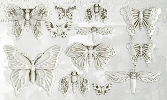 Monarch IOD décor mould 6 x 10 - by Iron Orchid Designs