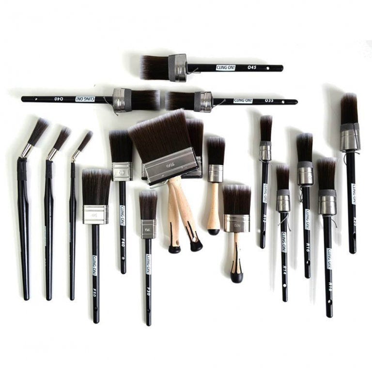 Cling On Paint Brushes - Oval Small (O35)