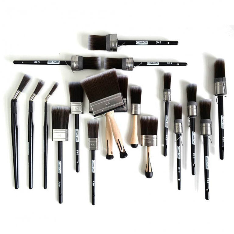 Cling On Paint Brushes - Flat Small (F30)