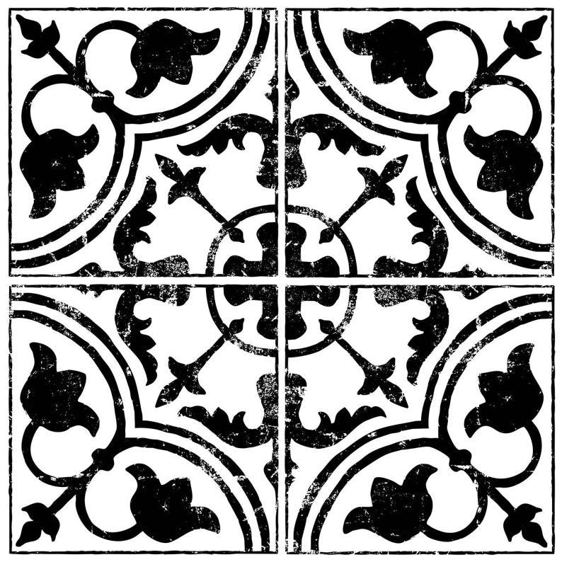 Field Tile 12 x 12 IOD stamp - by Iron Orchid Designs - Retired